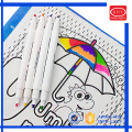 Assorted colors children painting instrument dual tips fabric marker